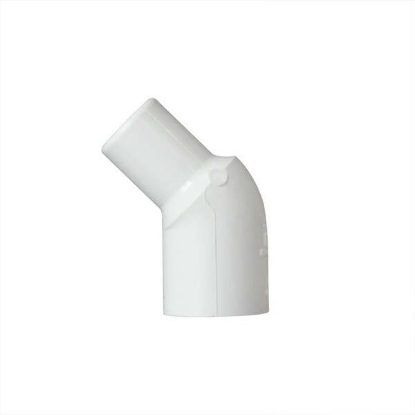 Thrifco Plumbing 1/2 Inch Slip x Slip PVC 45 Degree Street Elbow SCH 40 8114052 - main